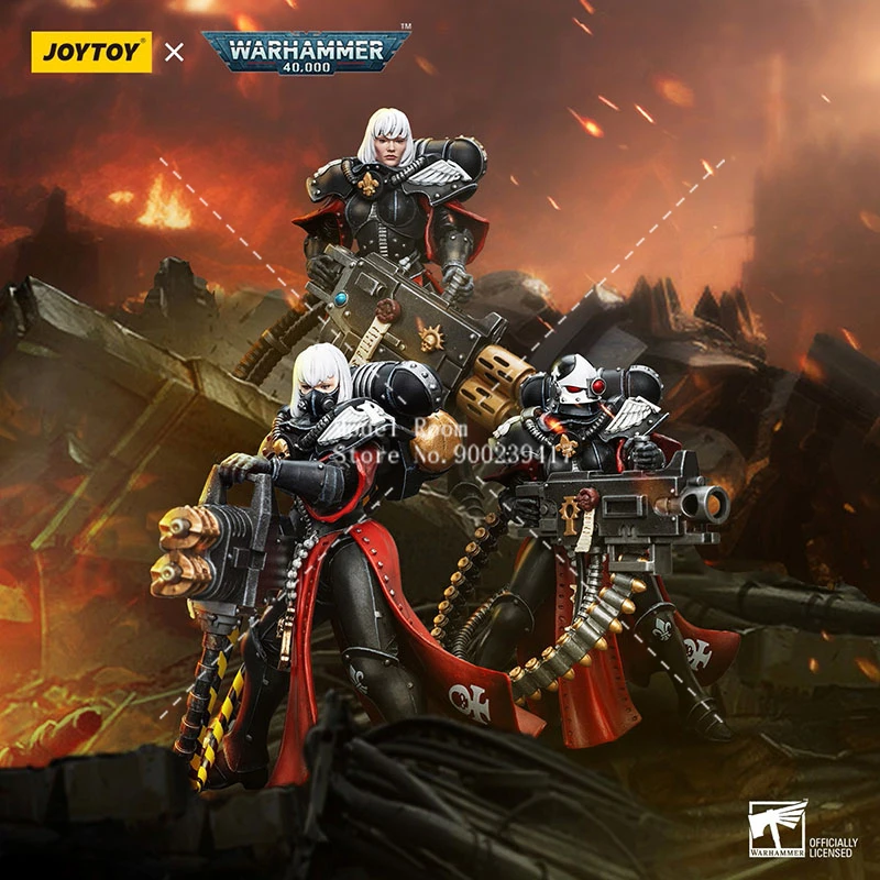 

JOYTOY Warhammer 40K 1/18 Adepta Sororitas Retributor Action Figure 10.7cm Mini Game Soldier Figurine Model Toy for Collection