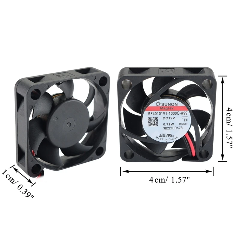 Voron 2.4 R2용 Sunon 4010 Maglev 12V 24V 유압 베어링 냉각 팬용