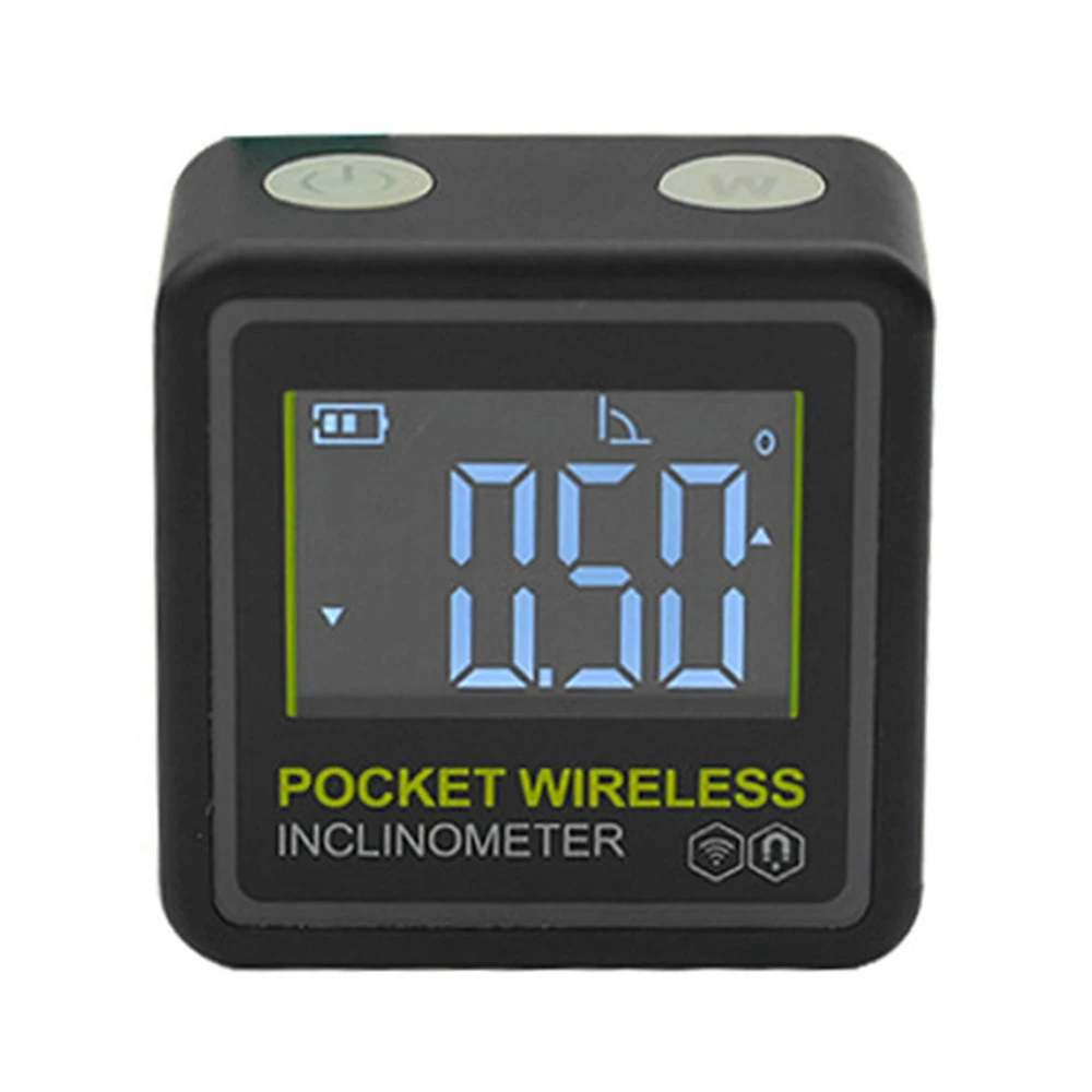 Mini Pocket Inclinometer Bluetooth Digital Display Angle Measuring Slope Meter Surveying Construction Engineering