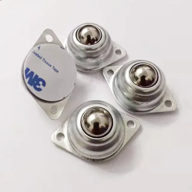 4Db Caster Kerekek Bútorok Rozsdamentes Acél Henger-Ragasztó Otthon Erős Terhelésű Univerzális Kerék - Image 3