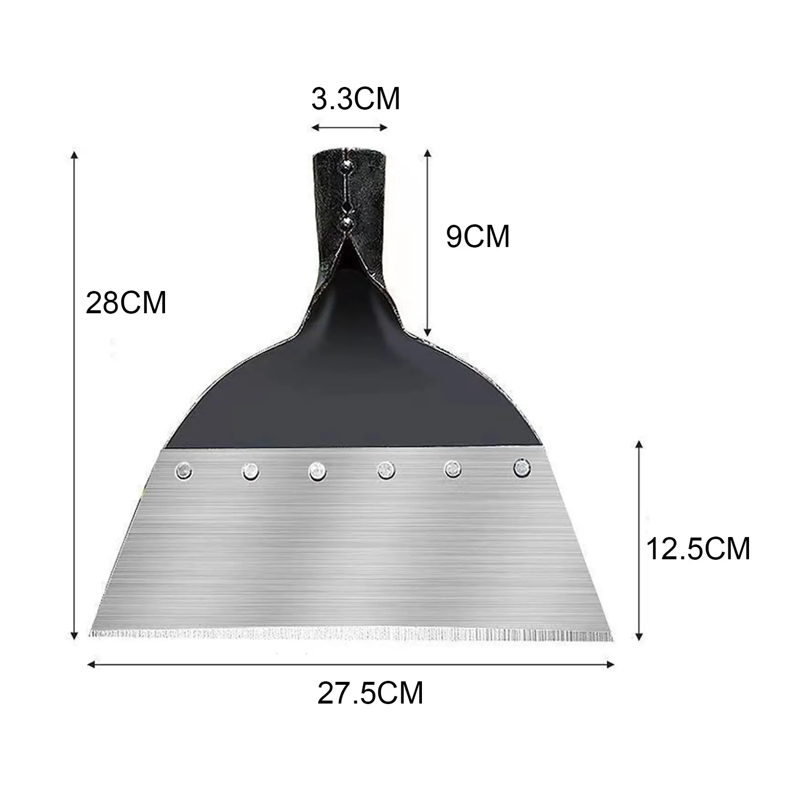 Manganese Steel Weeding Shovel Sturdy Rustproof Cleaning Scoop for Cleaning Stubborn Stickers 3