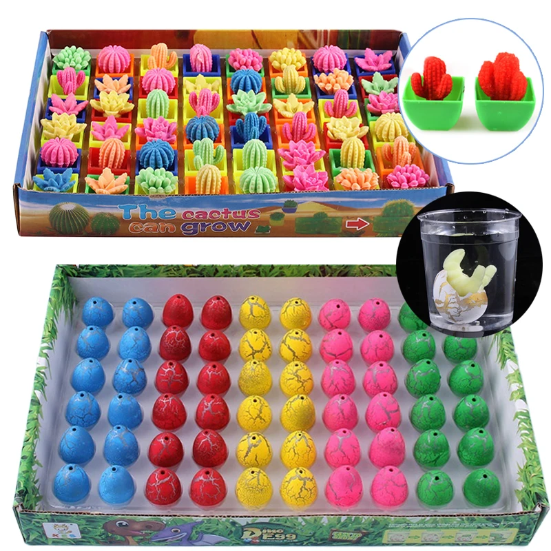 10~20pcs Dinosaur Egg Mini Simulation Potted Plant Water Absorbing Expanding Toys EVA Novel Quirky Toys Gifts for Children TMZ