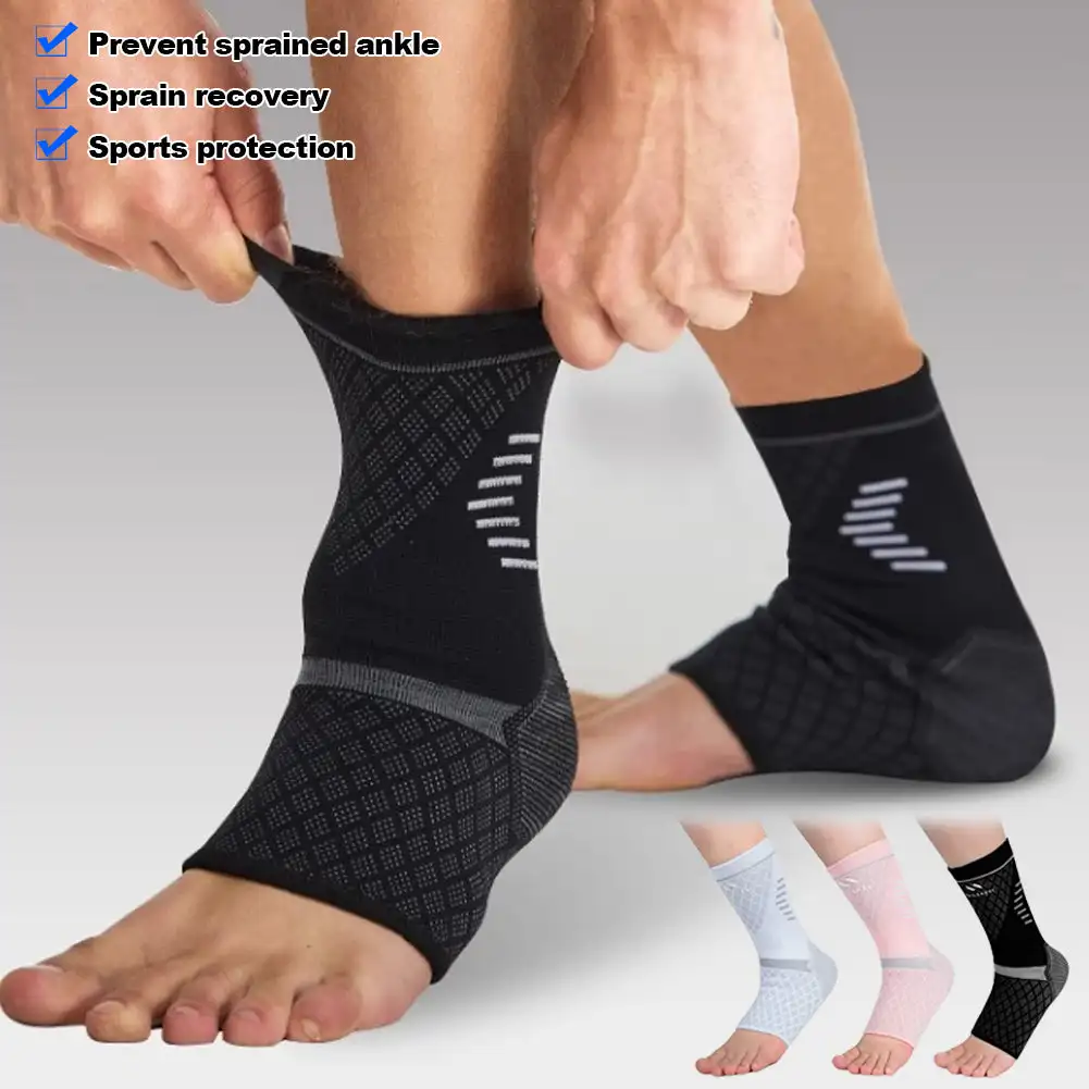 1PC Professional Sports Ankle Strap With Pressure Strap Anti-Sprain Ankle Joint Protector For Ball Games Accessory