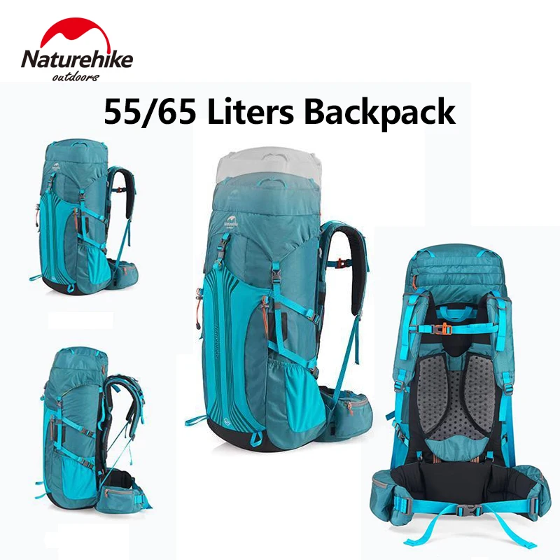 Naturehike Backpack Waterproof Rucksack 45L 55L 65L Big Knapsack