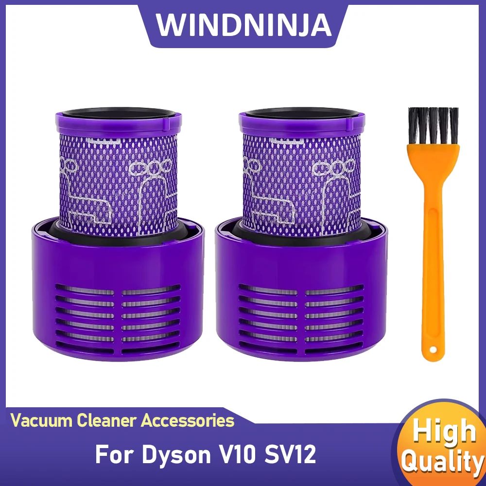 다이슨 V10 SV12 무선 진공 청소기 용 HEPA 필터 예비 부품 세척 가능 포스트 필터 홈 청소 액세서리 교체