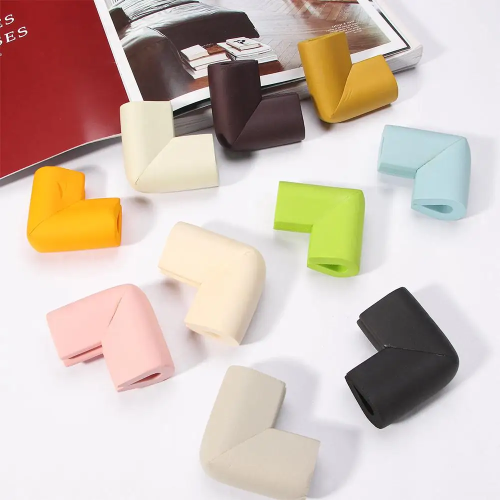 4 Pcs Soft Security Corner Protection Guard Desk Edge Cushion Foam Sponge Protector Bumper
