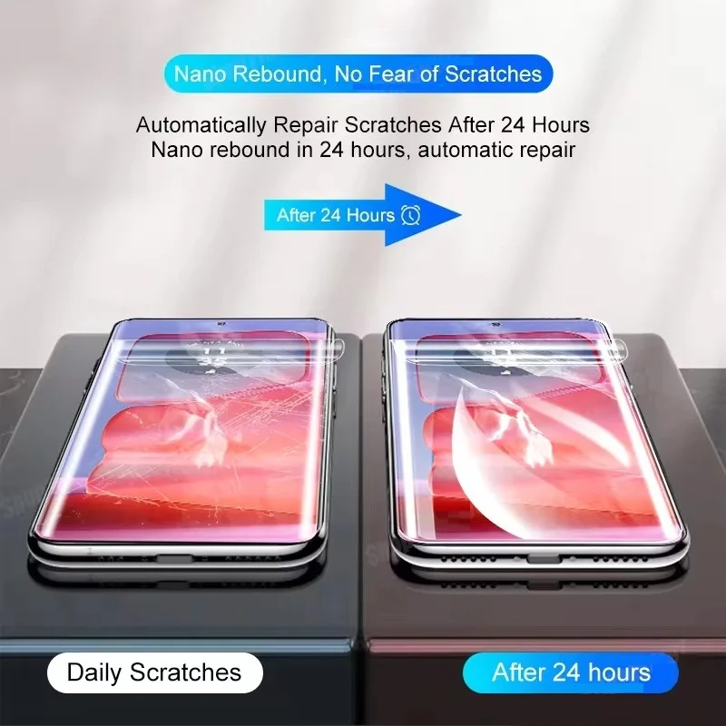 Universal HD Hydrogel Screen Protector Pack - 3 Pieces