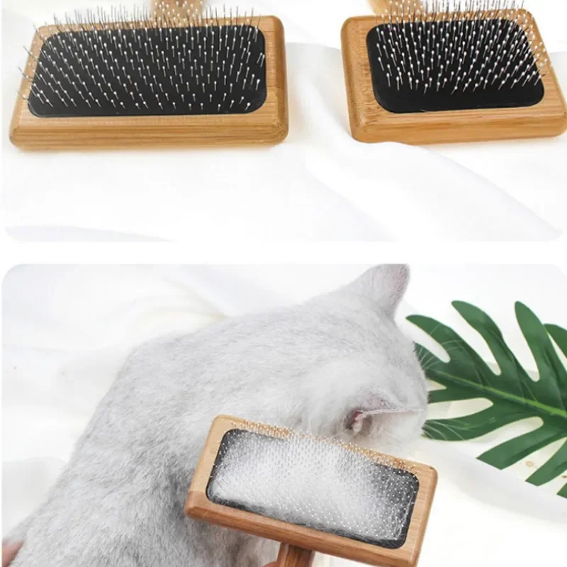Wooden Pet Grooming Hair Brush 5
