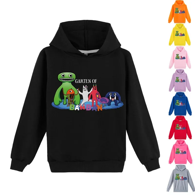 

Garten of Banban 2023 New Autumn Clothing for Boys and Girls Cartoon Garten of Banban Hoodie Sweatshirt