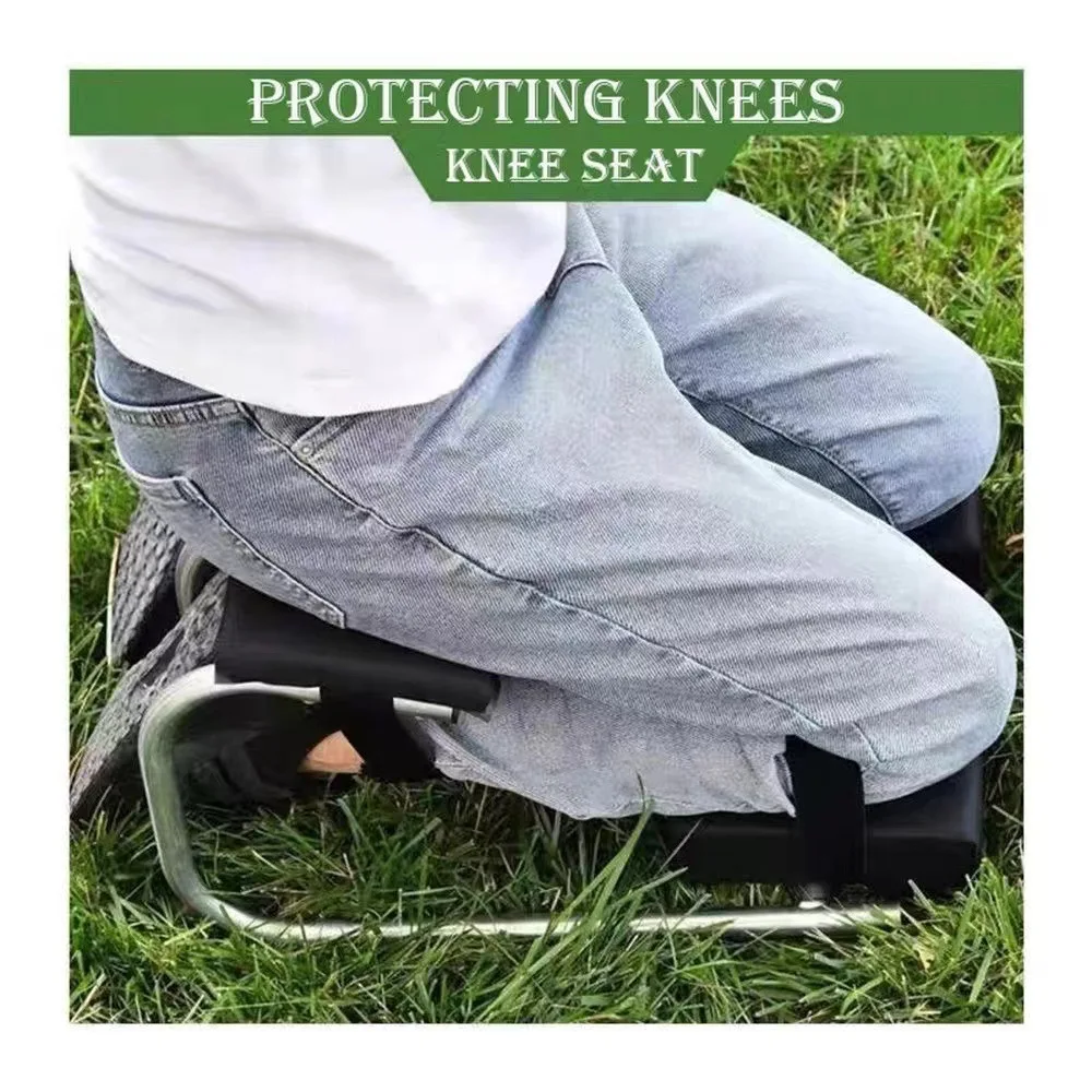 Portable Garden Knee Seat Protecting Knees Garden Stool Chair Wearable Kneeling Pad Labor-Saving Tools for Farm Work 1PC Knee Protection Pad