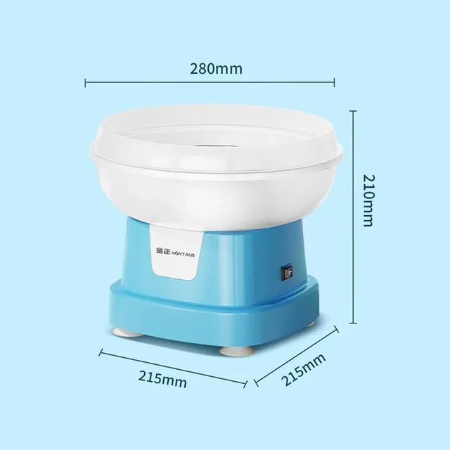 Outamateur Home Cotton Candy Machine - With Sugar Scoop & 10 Bamboo Sticks, 400W For Parties & Kids