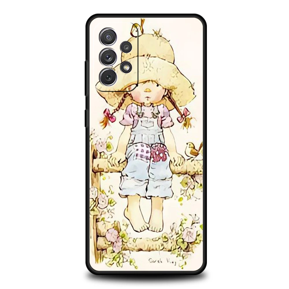 Sarah Kay Girls Cute Soft TPU Phone Case