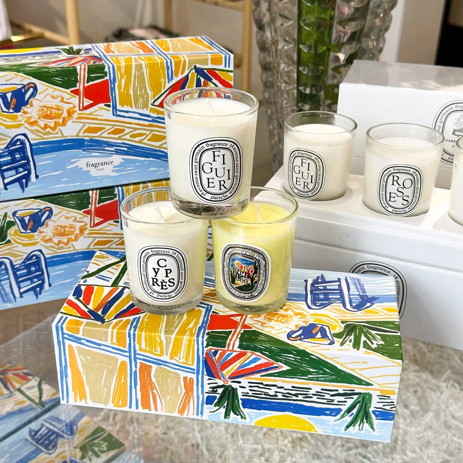 Aromatherapy Scented Candle – Natural Plant & French Fragrance 2