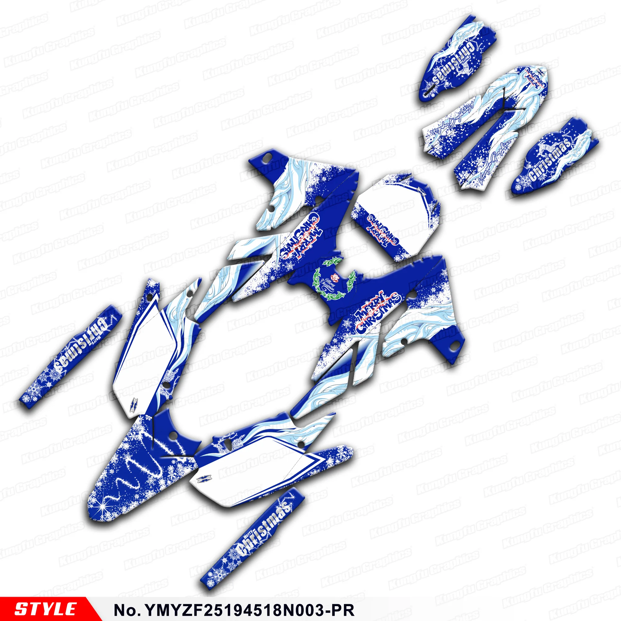 

Виниловая наклейка для Yamaha YZ450F YZ250F YZ250FX 2018 2019 2020 2021 2022