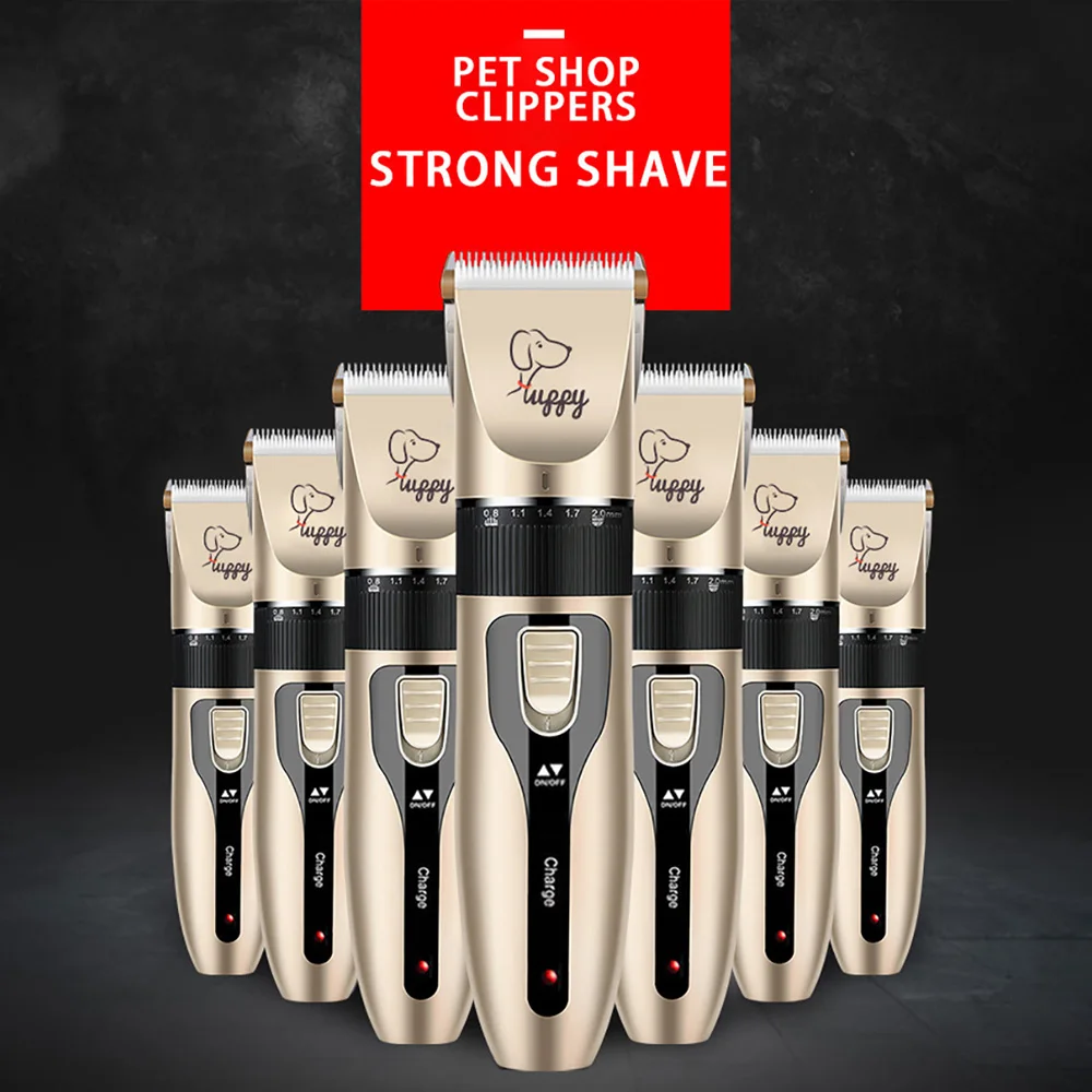 Pet Clipper Dog/Cat/Rabbit Hair Clippers Grooming Professional Trimmer Shaver Set Cordless Rechargeable