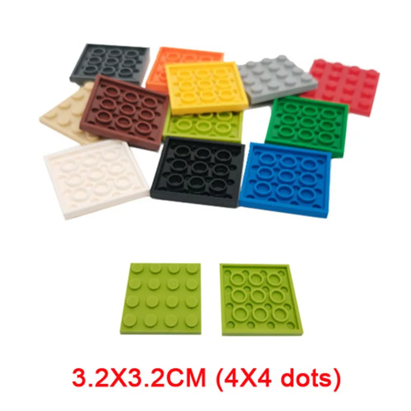 wooden stacking blocks Double-sided Base Plates Plastic Small Bricks Baseplates Compatible classic dimensions Building Blocks Construction Toys 32*32 wood blocks for crafts Blocks