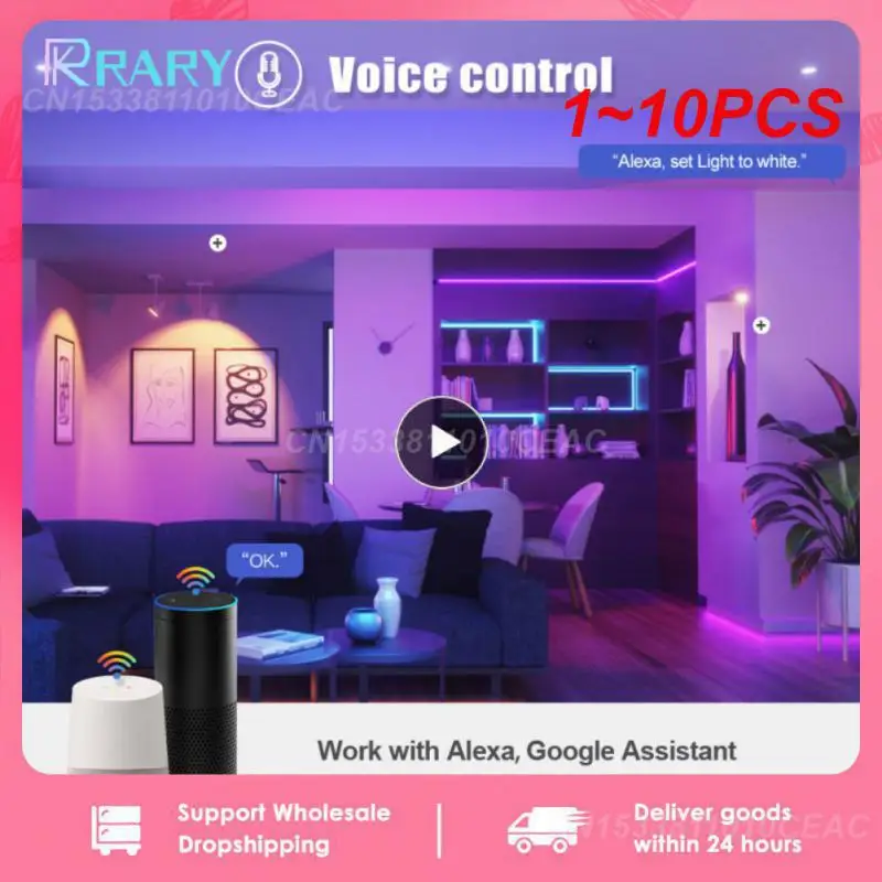 

Умная лампа E27 с поддержкой Wi-Fi, 1-10 шт.