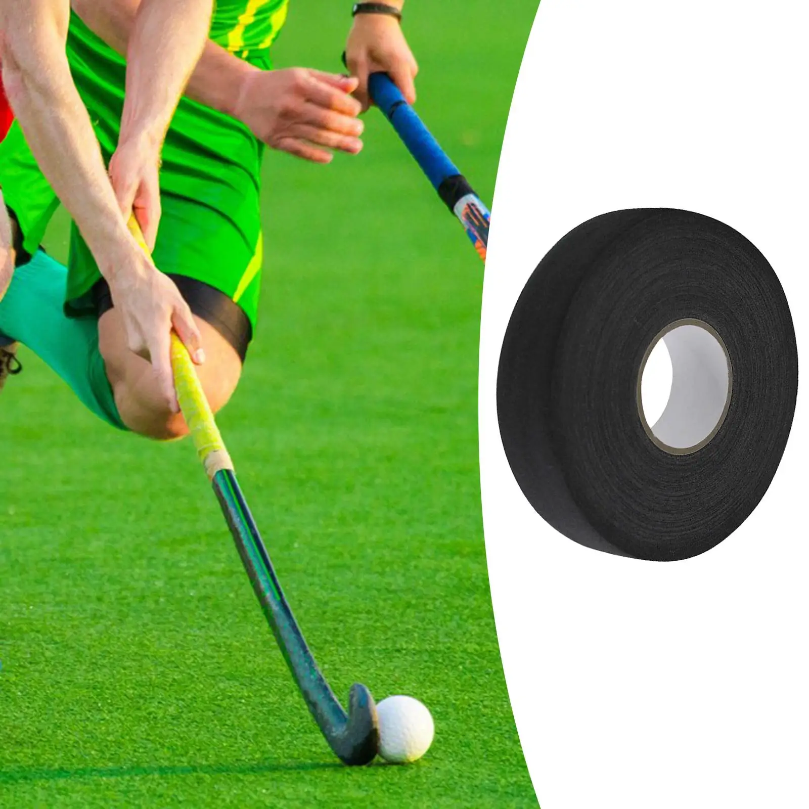 Jecdfs Cinta De Hockey 25m X 2,5cm – Antideslizante, Absorbente De Sudor, Ideal Para Tenis, Esquí Y Pesca