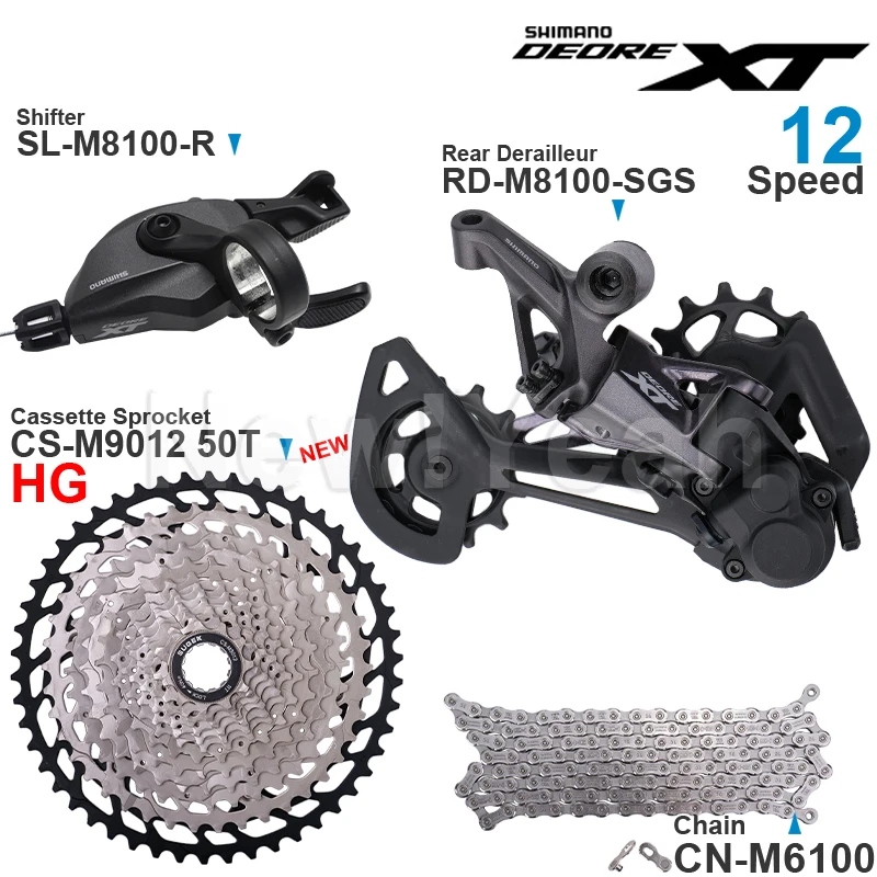 シマノXTリアディレーラー【RD-M8100】シフター【SL-M6100】セット Amazon.co.jp: シマノ(SHIMANO) DEORE XT RD-M8100-SGS