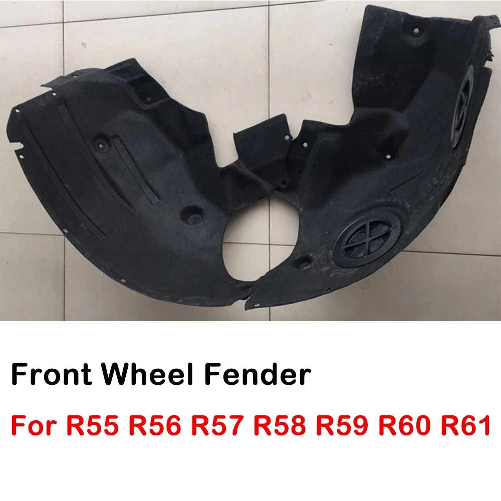 

1pc Front Wheel Fender Leaf Board Splash Guard Mud Flap Mudguards For M Coope r 1 S J C W R 55 R 56 R 57 R60 R61 Car Accessories