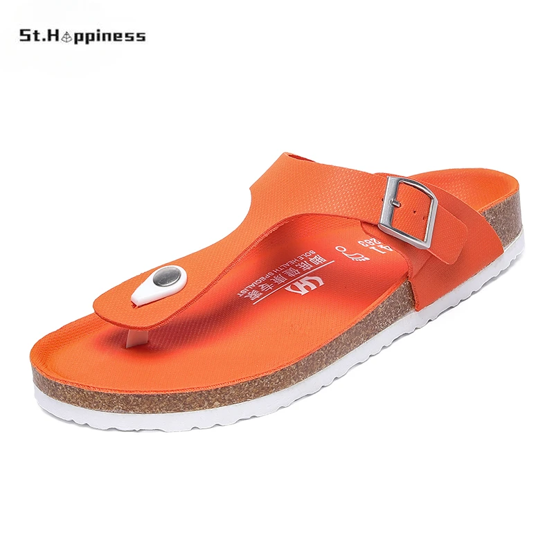 

Leather Men Sandals Summer Men's Sandals Women Slippers Outdoor Beach Casual Shoes Zapatos Hombre Durable Non-slip Luxury Shoes