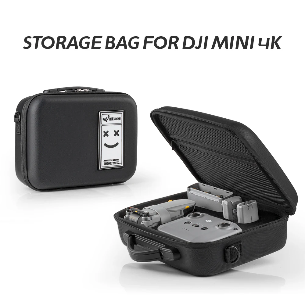 For DJI Mini 4K/Mini 2SE/Mini 2 Carrying Case Hard EVA Storage Bag Drone Box Protective Travel Handbag Waterproof Shoulder Bag