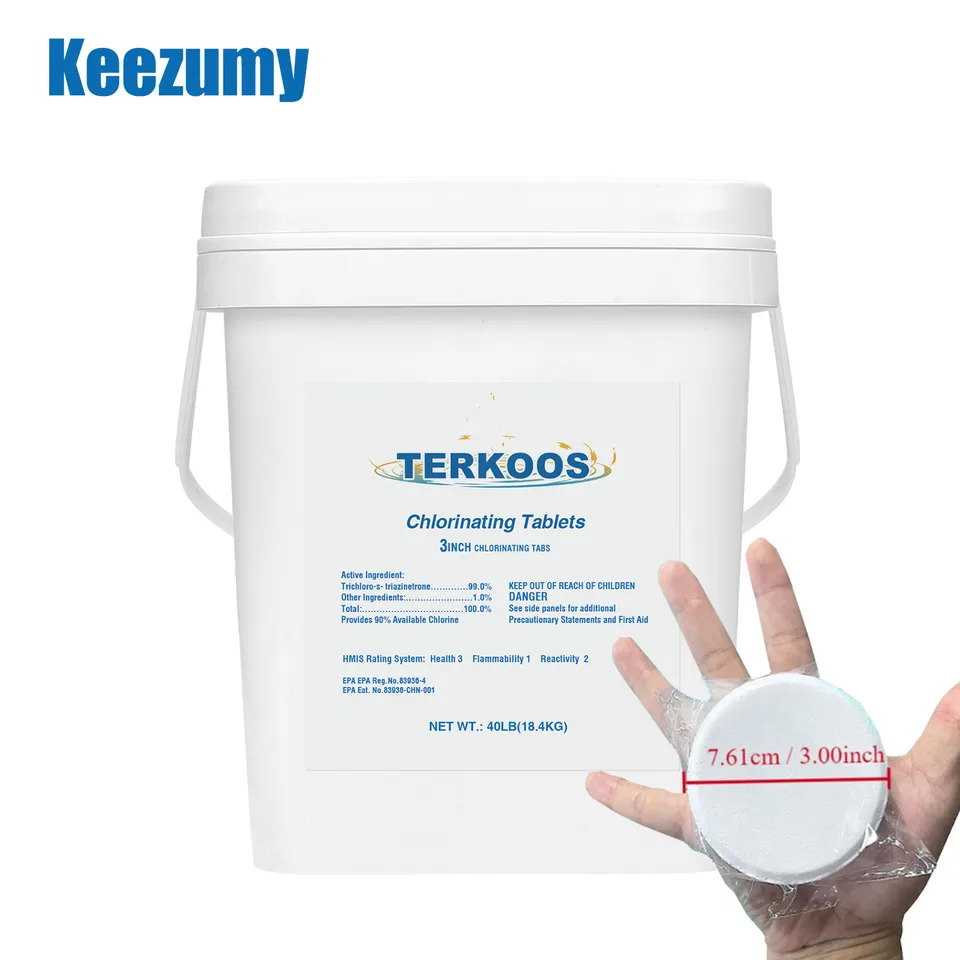 Keezumy Stabilized Chlorine Tablets for Swimming Pools