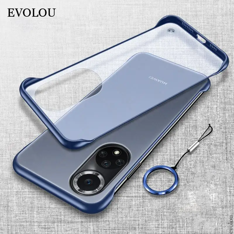 Frameless Matte Hard PC Translucent Back Cover Phone Case