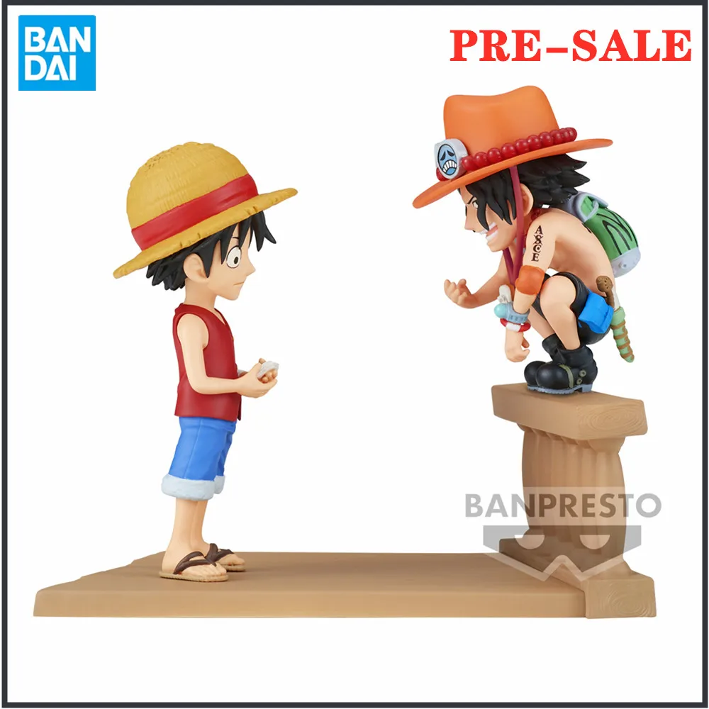 

ONE PIECE WORLD COLLECTABLE FIGURE LOG STORIES-MONKEY.D.LUFFY & PORTGAS.D.ACE- Anime PVC Action Figures Bandai WCF Cute Toys