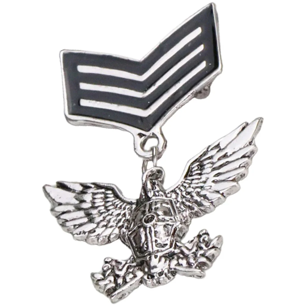 

Men's Medal Brooch Decorative Pins Costume Jewelry Tie for Wedding Eagle Alloy Fashion Clothes Man Clips