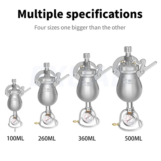 100ml/260ml/360ml Small Cooker Popcorn Machine Puffing Machine Corn Fry Machine Stainless Steel Grain Amplifier Popcorn Heater 2