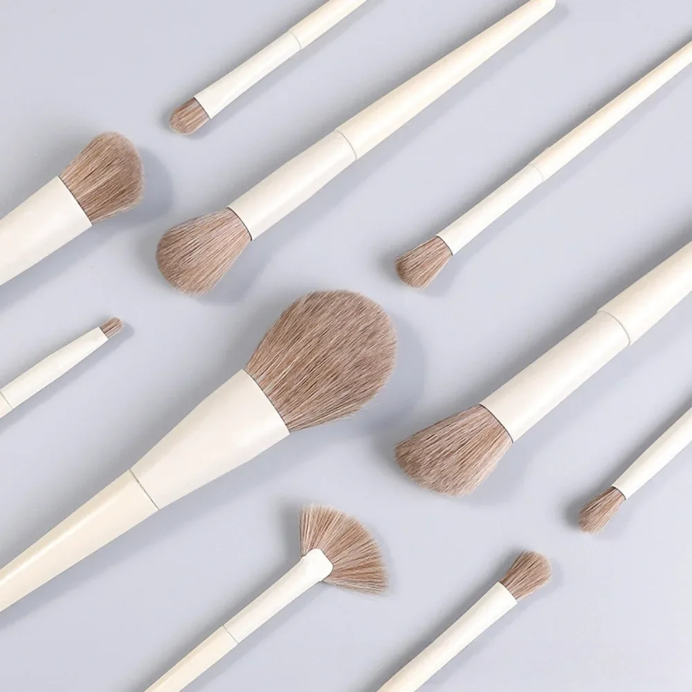 8/9/10Pcs Makeup Brush Set Eye Shadow Foundation Brush Concealer Highlighter Blush Powder Cosmetic Brushes Beauty Make Up Tools 4