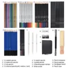 Drawing Pencils Set Colored Pencil and Sketch Pencils Drawing Kit Charcoal Oil Colored Pencil For Students Painting Art Supplies 5