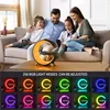 Multifunction Bluetooth 5.0 Speaker FM TF RGB Night Light Wireless Charger Stand Fast Charging Station for iPhone Samsung Xiaomi 2