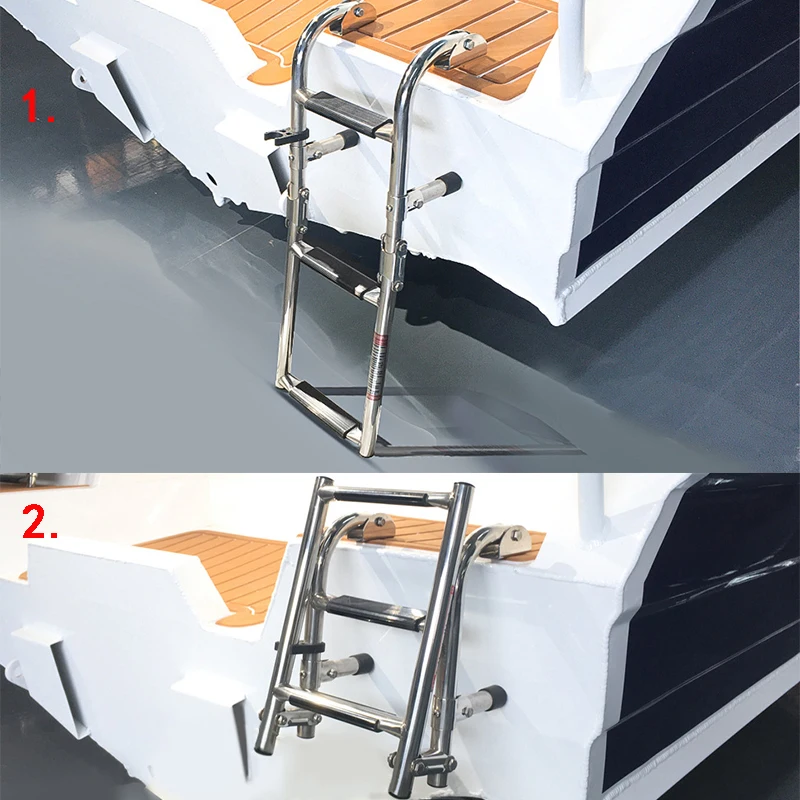 Escalera Para Barco Pontón, Escalera De Natación Para Barco, Escalera