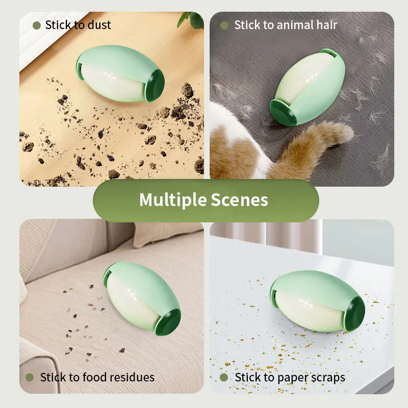 Reusable Portable Roller for Clothes Pet Hair Remover Washable Dust Removal Eliminator Brush Hairs Sticky Portable Gel Lint 6