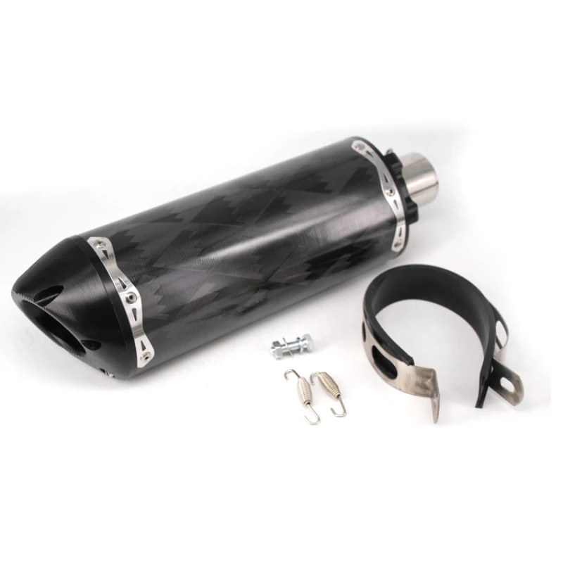 

Universal Motorcycle Exhaust Street Bike Muffler Escapes Moto Carbon Fiber For MT-09 Tracer R1250GS