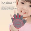 1Pair Children's Cycling Gloves Safe Cycling Pulley Sports Handguard Printing Cartoon Non-Slip Shock Absorption Kids Gloves 4