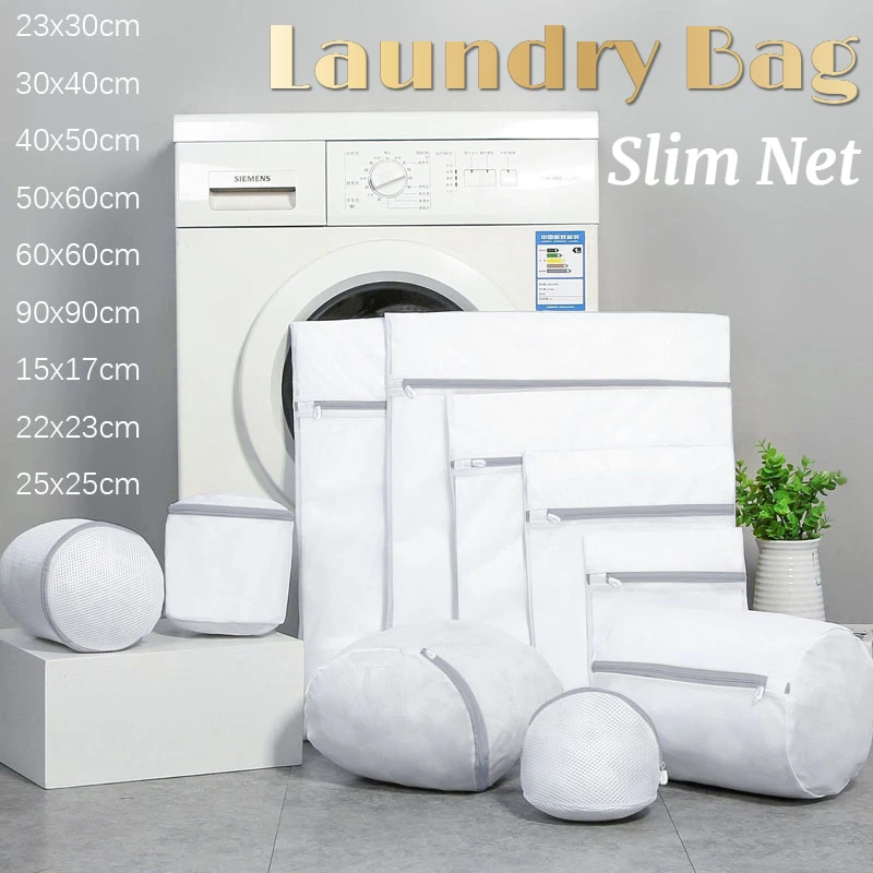 Zipper Slim Mesh Laundry Wash Bags Foldable Delicates Lingerie Bra Socks Underwear Washing Machine Clothes Protection Net laundry bag clothes washing bag underwear washing bag bra washing bag
