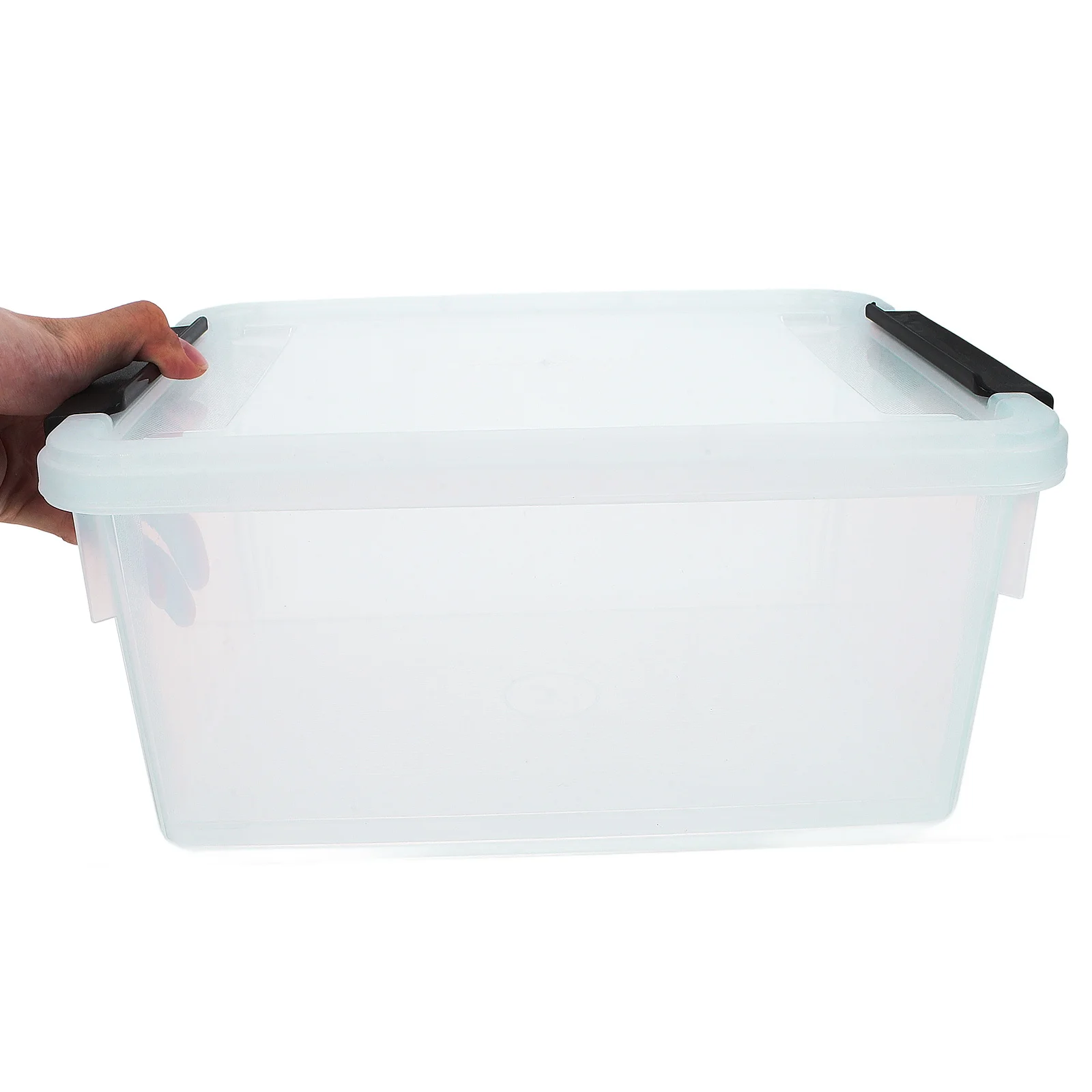 파일 정리함 투명 보관함 데스크탑 문서 정리함 사무실 보관함 뚜껑 포함 넉넉한 투명 플라스틱 파일