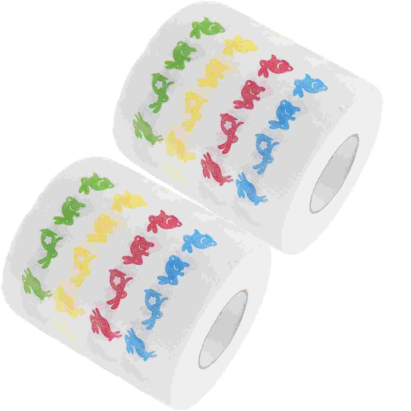 

Toilet Paper Easter Rabbits Eggs Shape Tissue Paper Towel Bathroom Home Office Toilet Paper Themed Party Supplies