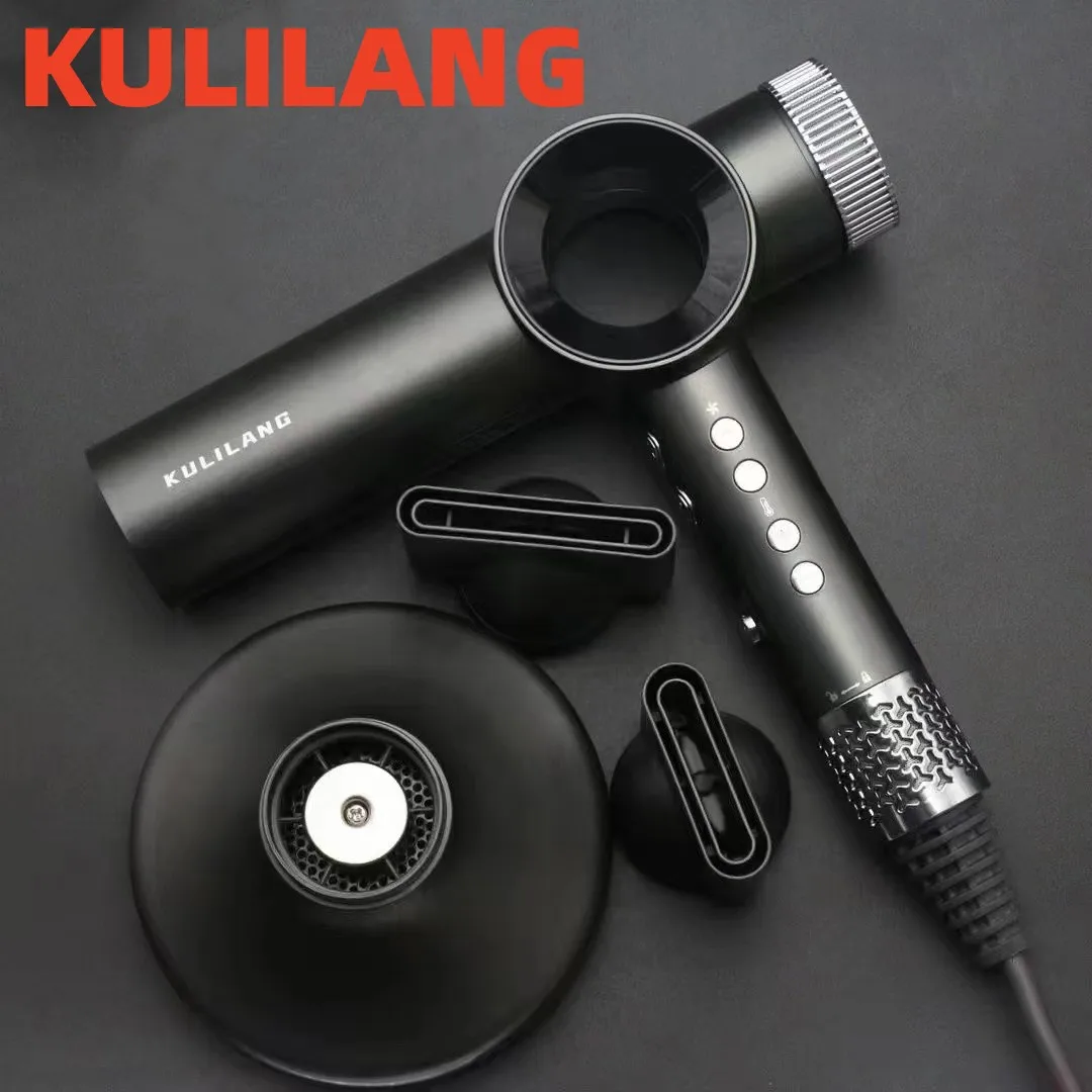 KULILANG Hair Dryer Professional Hair blower 1900W High Power Overheating Protection Strong Wind Drying Hair Care Styling Tool 5
