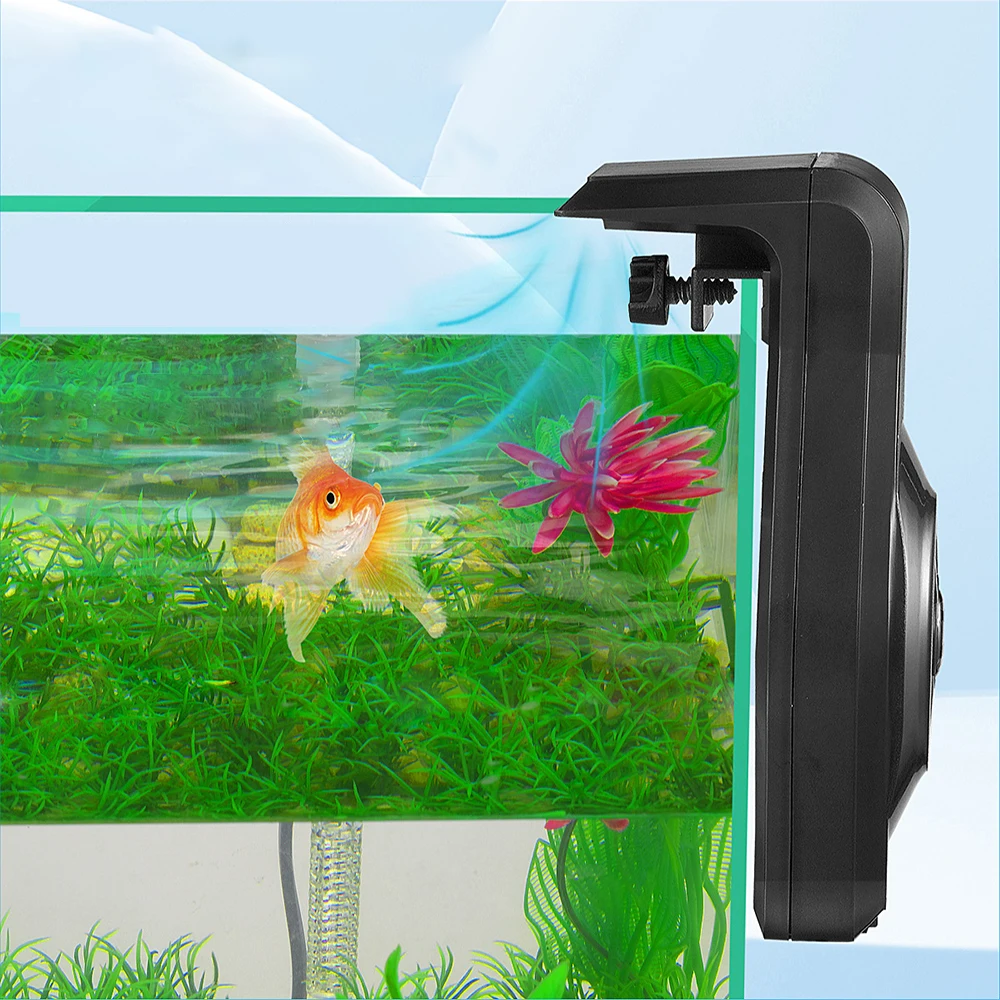 Aquarium Cooling Fan USB Powered Adjustable Speed Water Surface Cooler For Fish Shrimp Grass Tank Temperature Control System