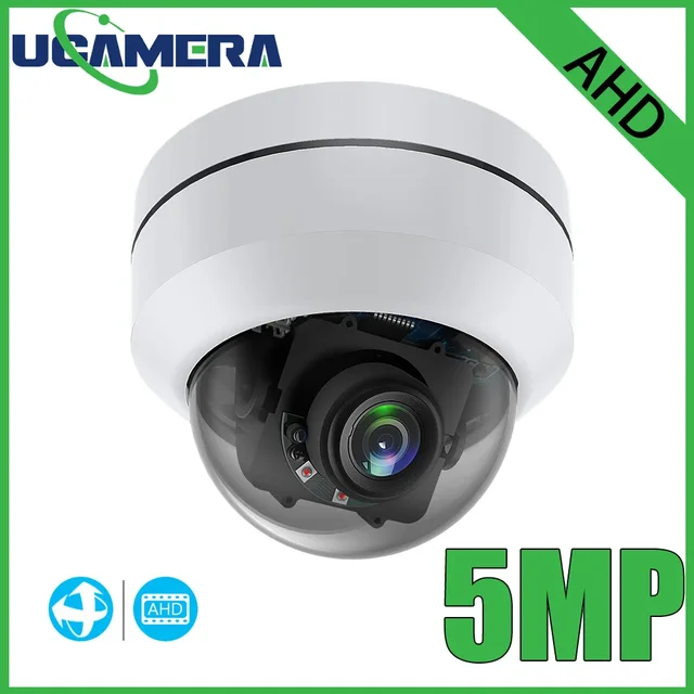 아날로그 고화질 AHD 카메라 미니 PTZ 불릿 IR 야외 보안 카메라, 2MP 5MP 풀 HD 1080P 5MP AHDH 5X 자동 초점 줌