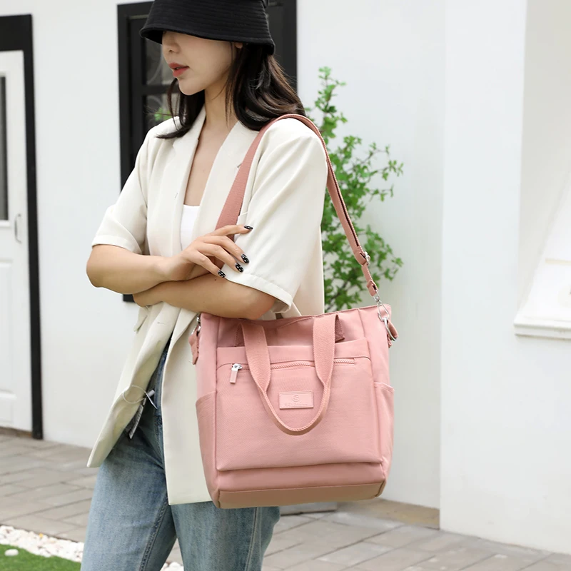 New Women's Shoulder Bags Handbags Top-Handle Bags High Quality Nylon Ladies Leisure Totes Crossbody Bag Female Handbags Bolsas