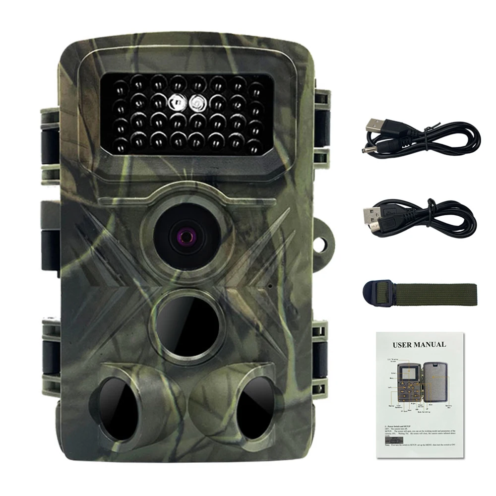 PR3000 32MP 1080P Night Photo Video Taking Trail Camera Multi-function Outdoor Huntings Animal Monitoring Camera IP54 Waterproof