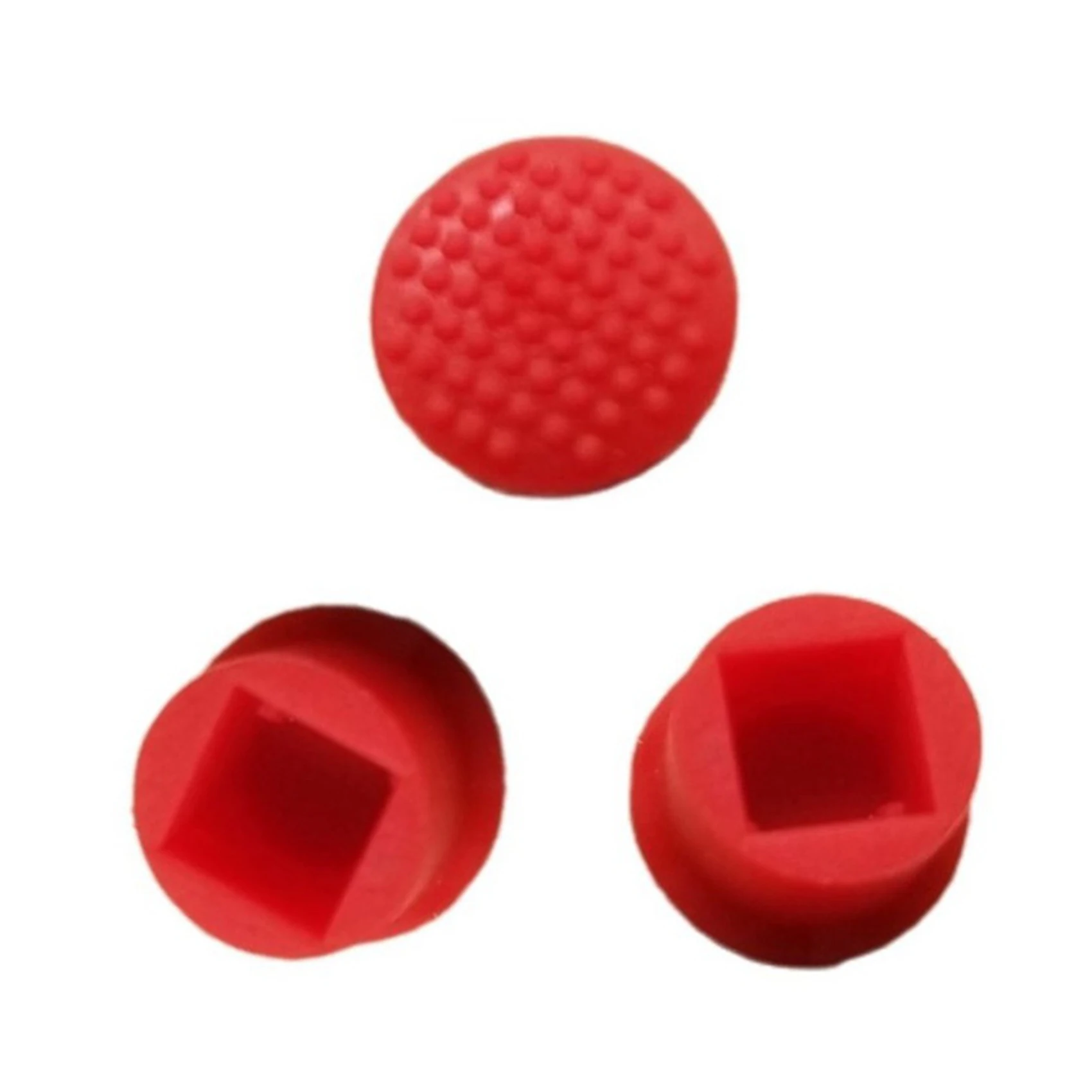 100Pcs Laptop Nipple Rubber Mouse Pointer Cap for IBM Thinkpad Little TrackPoint Red Cap for Lenovo Keyboard
