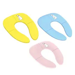 Folding Toilet Ring Non Slip Upgraded Toilet pad for Girls Baby Adults