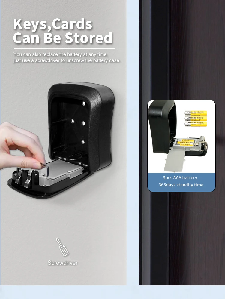 TTLock Wireless Key Box Waterproof Key Safe Security Intelligent Password Storag