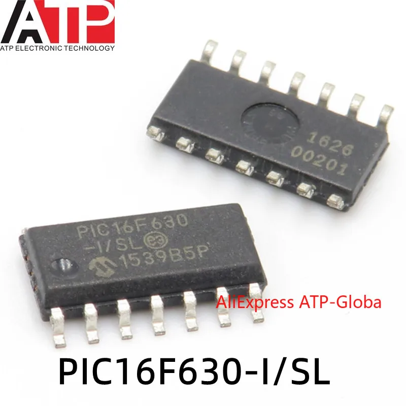 

10PCS PIC16F630-I/SL PIC16F630 SOP-14 Original inventory of integrated chip IC